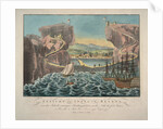 View of the Island of St. Helena from the side of the landing place near the Fort James, 1815 by Anonymous