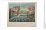 View of the Island of St. Helena from the side of the landing place near the Fort James, 1815 by Anonymous