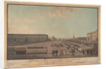 The parade in front of the Winter Palace in St. Petersburg, 1799 by Anonymous