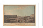 The parade in front of the Winter Palace in St. Petersburg, 1799 by Anonymous
