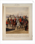 Soldiers of the 1st Guard Cavalry Division of the Russian Imperial Guard, 1867 by Karl Karlovich Piratsky