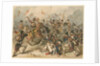 French infantry and Russian hussars in combat at Austerlitz by Frédéric Goupil-Fesquet