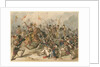 French infantry and Russian hussars in combat at Austerlitz by Frédéric Goupil-Fesquet