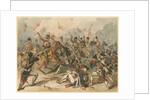 French infantry and Russian hussars in combat at Austerlitz by Frédéric Goupil-Fesquet