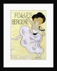 Folies Bergères, 1900 by Leonetto Cappiello