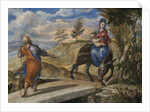 The Flight into Egypt, c. 1570 by Dominico El Greco