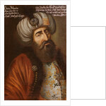 Kara Mustafa Pasha, Ottoman Grand Vizier, ca 1683 by Anonymous