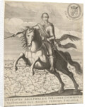 Gustavus Adolphus before the map of Pomerania in the background, 1630 by Anonymous