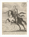 Gustavus Adolphus before the map of Pomerania in the background, 1630 by Anonymous