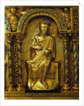 The Shrine of Charlemagne, Detail: Frederick II, Holy Roman Emperor, 1215 by West European Applied Art