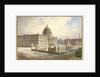 The Berliner Stadtschloss. View of the palace facade from the palace bridge, 1886 by Hermann Ziller