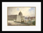The Berliner Stadtschloss. View of the palace facade from the palace bridge, 1886 by Hermann Ziller