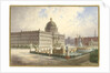 The Berliner Stadtschloss. View of the palace facade from the palace bridge, 1886 by Hermann Ziller