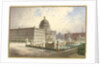 The Berliner Stadtschloss. View of the palace facade from the palace bridge, 1886 by Hermann Ziller