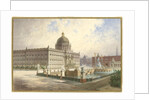 The Berliner Stadtschloss. View of the palace facade from the palace bridge, 1886 by Hermann Ziller