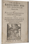 Ioannis Basilidis Magni Moscoviae Ducis Vita (Title page) Ivan the Terrible, 1585 by Paul Oderborn