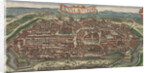 Birds-eye view of Vienna from North, 1609 by Jacob Hoefnagel