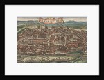 Birds-eye view of Vienna from North, 1609 by Jacob Hoefnagel