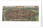 Birds-eye view of Vienna from North, 1609 by Jacob Hoefnagel