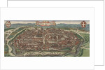 Birds-eye view of Vienna from North, 1609 by Jacob Hoefnagel