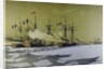 Icebreaking in the Dnieper Liman for the passage of Floating batteries, 1855-1856, 1860 by Antoine Léon Morel-Fatio