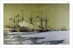Icebreaking in the Dnieper Liman for the passage of Floating batteries, 1855-1856, 1860 by Antoine Léon Morel-Fatio