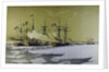Icebreaking in the Dnieper Liman for the passage of Floating batteries, 1855-1856, 1860 by Antoine Léon Morel-Fatio
