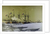 Icebreaking in the Dnieper Liman for the passage of Floating batteries, 1855-1856, 1860 by Antoine Léon Morel-Fatio