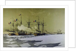 Icebreaking in the Dnieper Liman for the passage of Floating batteries, 1855-1856, 1860 by Antoine Léon Morel-Fatio