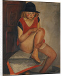 The Model, ca 1926 by Boris Dmitryevich Grigoriev