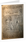 Frontispiece of the Missarum Liber primus by Anonymous