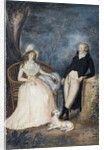 Charlotte von Stein and Johann Wolfgang von Goethe in conversation, Second Half of the 18th cen by German master
