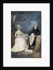 Charlotte von Stein and Johann Wolfgang von Goethe in conversation, Second Half of the 18th cen by German master