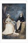 Charlotte von Stein and Johann Wolfgang von Goethe in conversation, Second Half of the 18th cen by German master