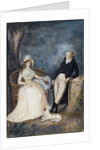 Charlotte von Stein and Johann Wolfgang von Goethe in conversation, Second Half of the 18th cen by German master