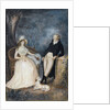 Charlotte von Stein and Johann Wolfgang von Goethe in conversation, Second Half of the 18th cen by German master