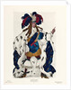 King. Costume design for the ballet Sleeping Beauty by P. Tchaikovsky, 1921 by Léon Bakst