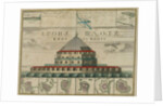 Plan of the Kronstadt Fortress, 1750 by Johann Baptist Homann