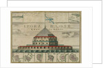 Plan of the Kronstadt Fortress, 1750 by Johann Baptist Homann