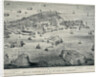 View and Plan of island and the port of Kronstadt, c. 1850 by Anonymous