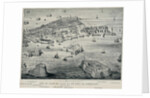 View and Plan of island and the port of Kronstadt, c. 1850 by Anonymous