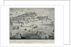 View and Plan of island and the port of Kronstadt, c. 1850 by Anonymous