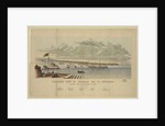 Panoramic view of Kronstadt and St. Petersburg by Anonymous