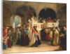 The Feast of the Rejoicing of the Torah at the Synagogue in Leghorn, Italy, 1850 by Solomon Alexander Hart