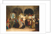 The Feast of the Rejoicing of the Torah at the Synagogue in Leghorn, Italy, 1850 by Solomon Alexander Hart