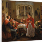 The Return of the Volunteer from the Wars of Liberation to His Family Still Living in Accordance wit by Moritz Daniel Oppenheim