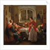 The Return of the Volunteer from the Wars of Liberation to His Family Still Living in Accordance wit by Moritz Daniel Oppenheim
