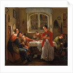 The Return of the Volunteer from the Wars of Liberation to His Family Still Living in Accordance wit by Moritz Daniel Oppenheim