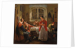 The Return of the Volunteer from the Wars of Liberation to His Family Still Living in Accordance wit by Moritz Daniel Oppenheim