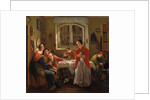 The Return of the Volunteer from the Wars of Liberation to His Family Still Living in Accordance wit by Moritz Daniel Oppenheim